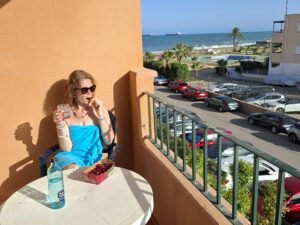 Overlooking Vera Playa, Spain