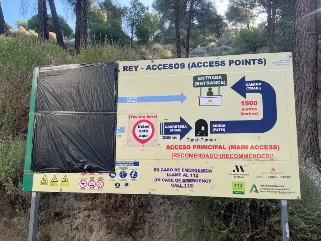 How to Get to Caminito del Rey (Our First-Hand Guide) Caminito del Rey arrival route – IMG 3690