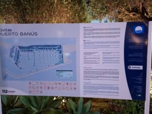 Puerto Banús Nightlife: Our First-Hand Marbella Guide Puerto Banus map and marina information board in Marbella Spain
