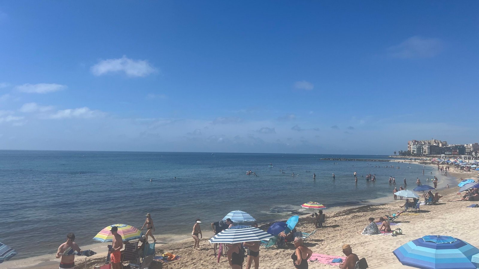 Torrevieja Beaches: Playa del Cura & Playa de Los Locos – Our Experience Mediterranean Sea from the Torrevieja beach promenade