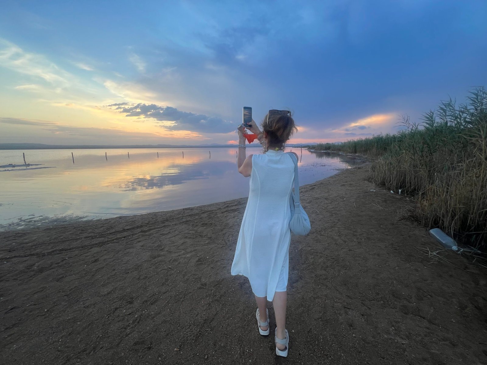 Laguna Rosa Torrevieja: Our Visit to Spain’s Pink Lake Sunset photography beside Laguna Rosa Torrevieja