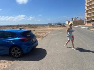 Our Centauro rental Ford near Torrevieja on the Costa Blanca